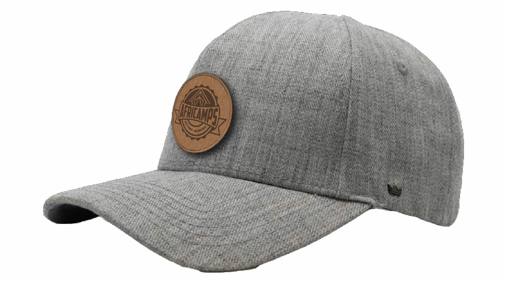 africamps boutique glamping merchandise adult uflex cap grey