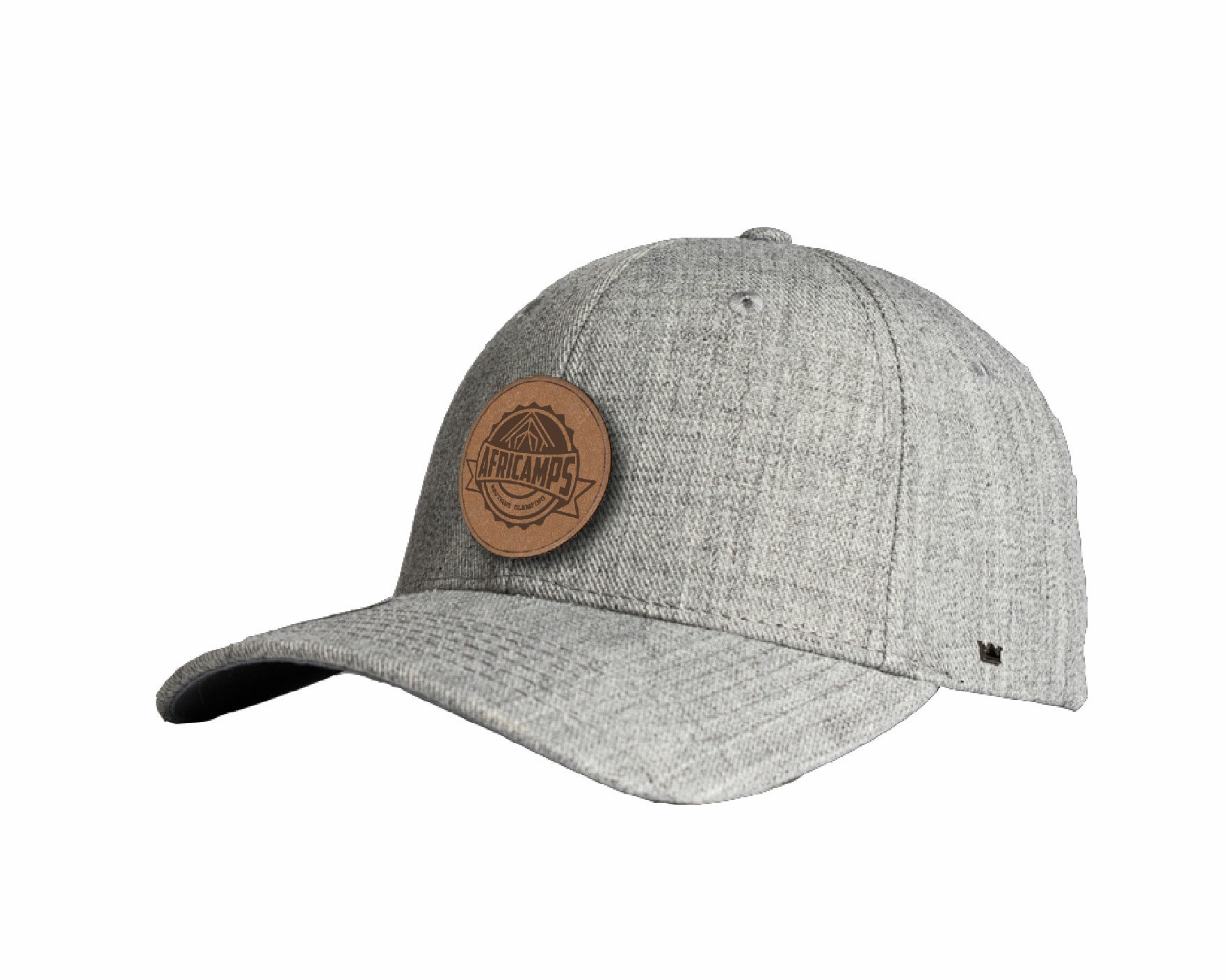 africamps boutique glamping merchandise kids uflex cap grey melange